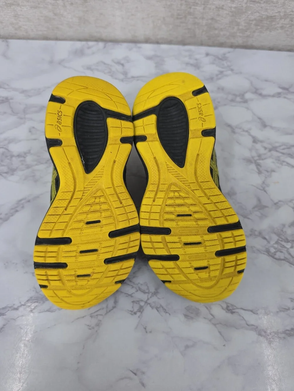 ASICS Jolt 2 Graphite Grey Vibrant Yellow Kids Boys Toddler Size 12